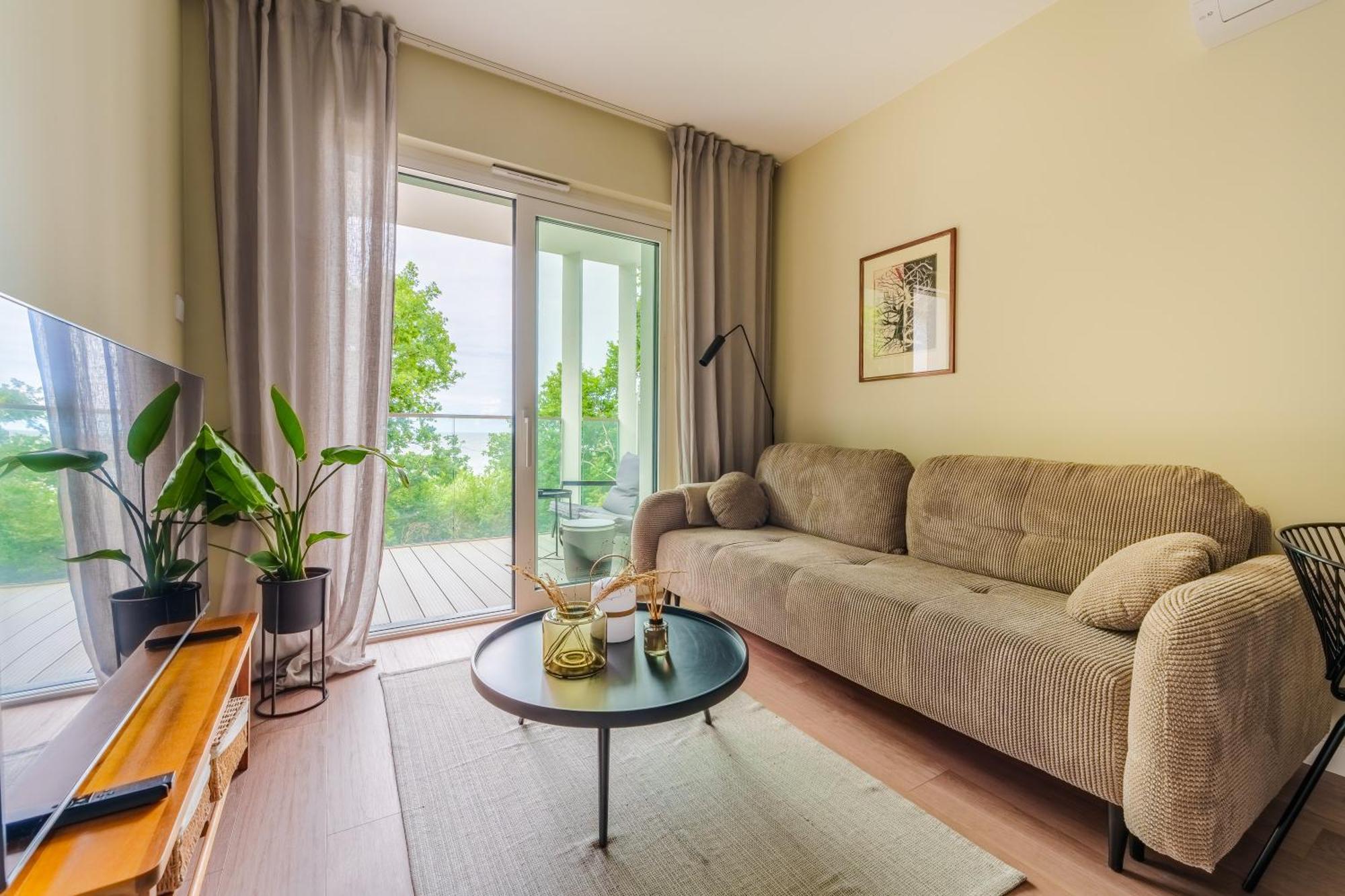 Apartament Z Widokiem Na Morze 120 By Perlowa Przystan Rent Sianozety Bagian luar foto
